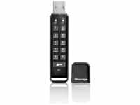 iStorage datAshur Personal2 USB3.0 Flash Drive 8GB Stick mit PIN-Schutz schwarz