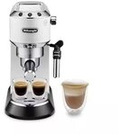 DeLonghi EC 685.W Dedica Style Siebtr&auml;ger Espressomaschine Wei&szlig;