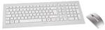 Cherry DW 8000 Maus-Tastaturkombination gelasert USB kabellos DE Layout silber