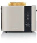 Severin AT 9576 Automatik Toaster Edelstahl Beige