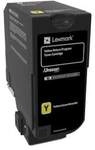 Lexmark 74C20Y0 Toner Gelb 3.000 Seiten Return f&uuml;r CX725 CS720 CS725