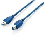 EQUIP 128293 USB 3.0 A aufB Kabel, M/M, 3.0m , Blue