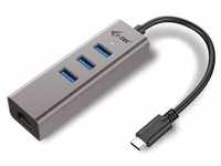 i-tec USB 3.0 Metal HUB 3 Port mit Gigabit LAN Adapter