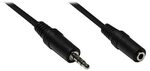 Good Connections 3,5mm Klinkenverl&auml;ngerung 5m schwarz