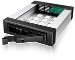 RaidSonic Icy Box IB-129SSK-B Wechselrahmen f&uuml;r 3,5"/2,5" SATA/SAS Festplatten