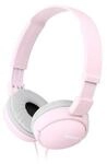 Sony MDR-ZX110AP On Ear Kopfh&ouml;rer - Headsetfunktion faltbar Pink