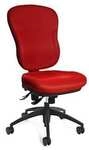 Topstar B&uuml;rodrehstuhl WELLPOINT 30 SY, Hochlehner mit Formschaum-Polsterung, rot