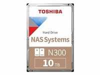 Toshiba N300 HDWG11AUZSVA 10TB 256MB 7.200rpm 3,5 Zoll SATA 6 Gbit/s Bulk