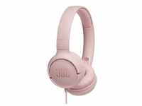 JBL TUNE 500 pink - Kabelgebundener On-Ear-Kopfhörer Mikrofon