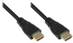 Good Connections High Speed HDMI Kabel 3m mit Ethernet gold Stecker schwarz