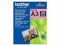Brother BP60MA3 Mattes Inkjetpapier-A3, Paket mit 25 Blatt, 145 g/qm
