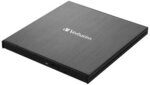 Verbatim 43888 Slimline Brenner 6x BD-R SL/DL, 8x DVD&plusmn;R SL USB3.1 extern, 4K