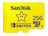 SanDisk 256 GB microSDXC Speicherkarte für Nintendo SwitchTM gelb