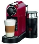 Nespresso Kaffeekapselmaschine Krups XN7615 New CitiZ & Milk Rot