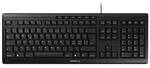 Cherry Stream Tastatur USB BE Layout schwarz