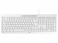 Cherry Stream Tastatur USB FR Layout weiß-grau