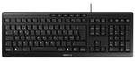 Cherry Stream Tastatur USB UK Layout schwarz