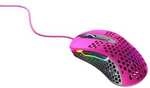 Cherry XTRFY M4 RGB kabelgebundene Gaming Maus USB Pink