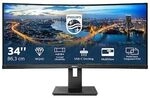 Philips B-Line 346B1C 34 Zoll UWQHD Curved VA LED 21:9 100 Hz Office Monitor