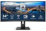 Philips B-Line 345B1C 34 Zoll UWQHD VA Panel 21:9 100 Hz Curved Monitor