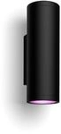 Philips Hue White & Color Ambiance Appear Wandleuchte Outdoor schwarz &bull; rund