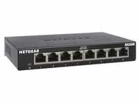 Netgear GS308-300PES 8-Port Gigabit Switch 10/100/1000MBit Metallgehäuse