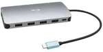 i-tec USB-C Metal Nano 3x Display Docking Station mit 100W PD
