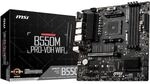 MSI B550M Pro VDH WIFI mATX Mainboard Sockel AM4 M.2/DP/HDMI/VGA/WIFI6