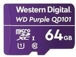 WD Purple SC QD101 64 GB Ultra Endurance microSD Speicherkarte (Class 10, U1)