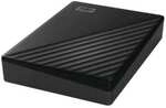 WD My Passport 4 TB 2.5 Zoll USB 3.0 Micro-B (5Gb/​s) Schwarz externe Festplatte