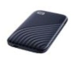 WD My Passport SSD 1 TB USB-C 3.1 (10Gb/​s) Blau externe Festplatte SSD