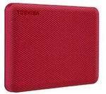 Toshiba Canvio Advance 2 TB 2.5 Zoll USB 3.0 Micro-B (5Gb/​s) Rot externe