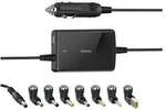 Hama 00200008 Universal-Kfz-Notebook-Netzteil Slim & Light, 15-19V/70W