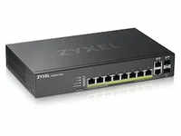 ZyXEL GS2220-10HP 8-Port + 2x SFP/Rj45 Gigabit L2 managed PoE+ Switch, 180W