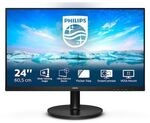 Philips V-Line 242V8LA 61cm (24") FHD VA Monitor 16:9 HMDI/DP/VGA 75Hz 4ms Philips V-Line 242V8LA 61cm (24") FHD VA Monitor 16:9 HMDI/DP/VGA 75Hz 4ms