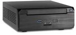 Inter-Tech MW-02 Geh&auml;use Mini-ITX, USB 3.0 (Typ A+C), schwarz, Cardreader