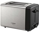 Bosch TAT4P420DE Kompakt Toaster, DesignLine, Edelstahl