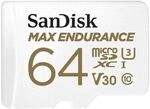 SanDisk Max Endurance microSDXC 64 GB Speicherkarte Kit