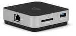 OWC 6-Port Travel Dock 100W- Space Gray (Ethernet)