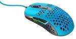 Cherry XTRFY M42 RGB kabelgebundene Gaming Maus USB Miami Blue