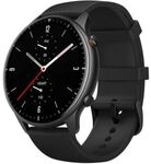 Amazfit GTR 2 Sport 47mm Smartwatch Aluminiumgeh&auml;use, schwarzes Armband