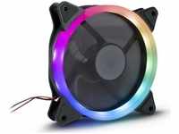 Inter-Tech Argus RS-051 LED, 120 mm Gehäuselüfter mit RGB Beleuchtung