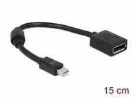 DeLOCK 65554 Adapter mini DisplayPort 1.2 Stecker 4K auf Displayport-Buchse