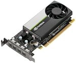 PNY NVIDIA T1000 4GB GDDR6 PCIe 3.0 Workstation Grafikkarte 4x mDP
