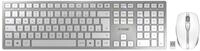 Cherry DW 9100 SLIM Kabellose Maus-Tastaturkombination wei&szlig;