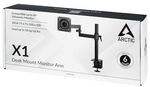 ARCTIC X1 Monitorarm Monitore bis zu 43 Zoll Tischbefestigung