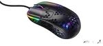 Cherry XTRFY MZ1 RGB Rail kabelgebundene Gaming Maus USB Schwarz