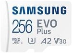 Samsung Evo Plus 256 GB microSDXC Speicherkarte (130 MB/s, Class 10, U3) Samsung Evo Plus 256 GB microSDXC Speicherkarte (130 MB/s, Class 10, U3)