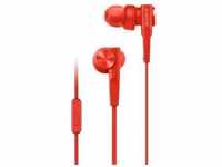 Sony MDR-XB55APR In Ear Kopfhörer Extra Bass Rot