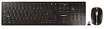 Cherry DW 9100 SLIM Kabellose Maus-Tastaturkombination schwarz US-Layout Eur-Sym